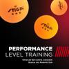 STIGA Tournament-Quality 3-Star Ping Pong Balls  Official Size and 40mm Weight  Ultimate Durability and High-Performance Table Tennis Balls - for Indoor/Outdoor Ping Pong Tables view 3