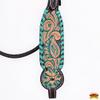 HILASON Western Horse Headstall American Leather Dark Brown Harness | Bridle view 4