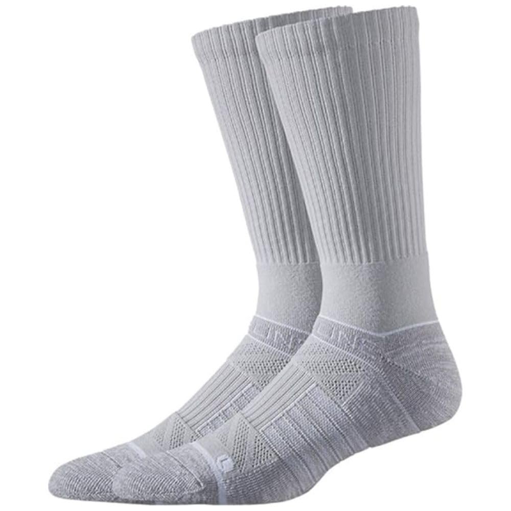 Strideline Premium Athletic Crew Sock 1 Pair - Grey, Small