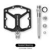 ROCKBROS Mountain Bike/MTB Pedals Bicycle Flat Pedals Aluminum 9/16" Sealed Bearing Lightweight Platform for Road Mountain BMX MTB Bike view 4