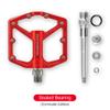 ROCKBROS Bike Pedals, Flat Aluminum 9/16" Sealed Bearing Lightweight Platform for Road Mountain BMX MTB Bike view 4