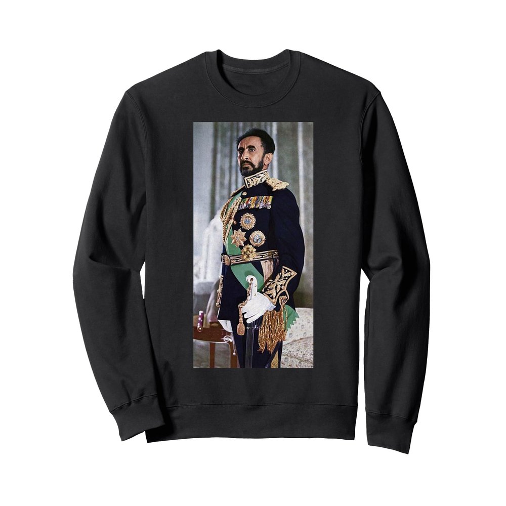 Emperor Haile Selassie Ethiopian Emperor Selassie Ethiopia Sweatshirt