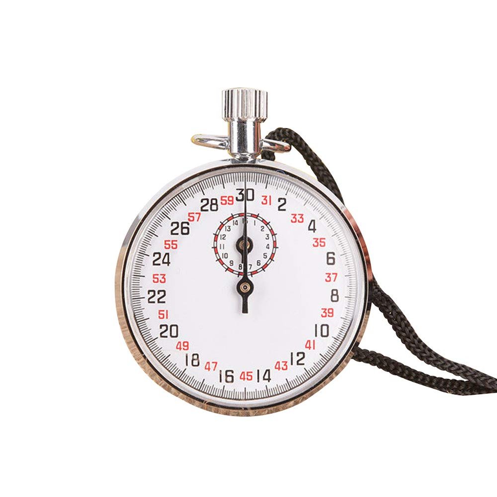 Tookie Mechanical Stop Watch, SXJ504 Handheld Sports Chronograph Alarm Mechanical Stopwatch Running Timer, for Sports Referee Running Cycling Count Timer