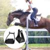 Zerodis Stirrups, Riding Saddle Trail Plastic Stirrups Western Horse Trail Riding Cushioned Foam Foot Pad view 2