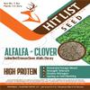 HIT LIST SEED Alfalfa + Clover Food Plot Seeds for Deer [Perennial] - Food Plot Seed Perennial - Deer Plot Seed Mix - Ladino/Red/Crimson Clover, Alfalfa, Chicory - Spring & Fall Planting - 5 lbs view 1