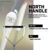 Ronix North Dyneema BarLock Handle, Hide Grip 1.15 in. Diameter, Black/White view 2
