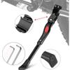 Sirwolf Adjustable Bicycle Kickstand for 24-29 Inch Bike Kickstand Mountain Bike Aluminium Alloy Premium Steel Kickstand Bicycle Riding Equipment (Black) view 2