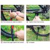 Sirwolf Adjustable Bicycle Kickstand for 24-29 Inch Bike Kickstand Mountain Bike Aluminium Alloy Premium Steel Kickstand Bicycle Riding Equipment (Black) view 4