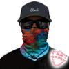 Obacle Bandana Face Mask for Dust Wind Sun Protection Seamless Bandana Mask Men Women Festival Fishing Hunting Riding Work Outdoor Running Tube Mask Neck Gaiter (Starry Sky Blue Orange) view 2
