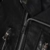 Echinodon Girls' Faux Leather Jacket Children Motorcycle Zipper Jacket Leather Coats Black 100 view 3