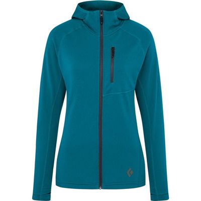 Black Diamond Equipment W Coefficient Fleece Hoody - Azurite - Extra Large