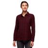 Black Diamond Equipment W Serenity Ls Flannel Shirt - Bordeaux-Vermilion Plaid - Extra Large view 2