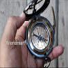 WORLDMART Engraved Nautical Compass, Personalized Compass, Mens Gift, Groomsmen Gift, Wedding Gift, Hiking Gift, Corporate Gift, Engraved Gift. (Compass with Wooden Box) view 4