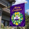 Louisiana Alexandria Generals Happy Holidays Christmas Banner Flag view 2