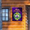 Louisiana Alexandria Generals Happy Holidays Christmas Banner Flag view 3