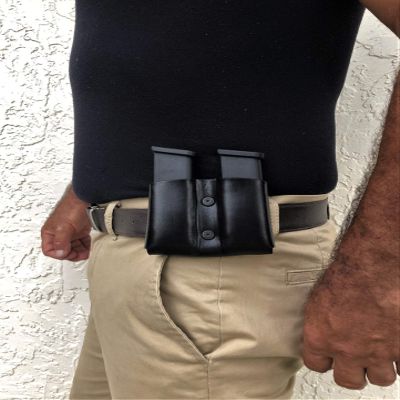 Falco Double Magazine Pouch for COLT Commander 1911, 4.25"