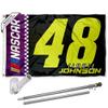 Jimmie Johnson Flag Pole and Mount Bracket Set view 1