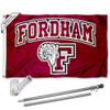Fordham Rams Flag with Pole and Bracket Mount Kit view 1