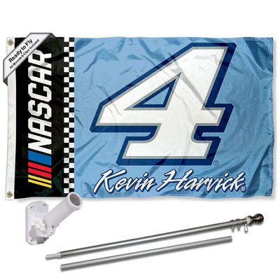 Kevin Harvick Flag Pole and Mount Bracket Set