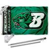 Binghamton Bearcats Flag with Pole and Bracket Mount Kit view 1