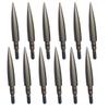 200 Grains Field Points, Stainless Steel Archery Target Break The Wind Field Points Practice Shooting (1 Dozen 12PCS) (19/64200Grain, 19/64) view 1