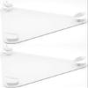 Ball Holder 2 Pack Stand for Footballs Basketballs Volleyballs Rugby Soccer Balls - Clear Acrylic Display Stands Rack (2 Pack) view 1
