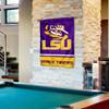 Louisiana State LSU Tigers Eye Banner with Hanging Pole view 4