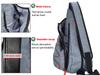 d'yallee Tennis Bag for Men Women, Racquetball Pickleball Paddle Squash Sling Bags Crossbody Sports Backpack Adult with USB Charge Port (Gray) view 2