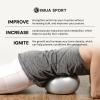 Imua Sport Barre Ball with Grippy Socks (M) - 9-inch Small Exercise Ball for Barre, Yoga, Pilates and More with a Pair of Grippy Socks (Medium) - Workout Guide Included view 4