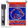 Boise State Broncos Garden Flag with Stand Holder view 2