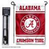 Alabama Crimson Tide Garden Flag with Stand Holder view 2
