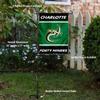 Charlotte 49ers Garden Flag with Stand Holder view 3