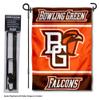 Bowling Green State Falcons Garden Flag with Stand Holder view 2
