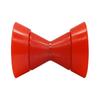 COLOFULWAY 3" Boat Trailer Bow Bell Roller Assembly with 1/2" Shaft fits 3 inch Bracket, Polyurethane(Red) view 1