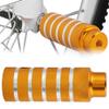 2Pcs Pegs, Metal Heavy Duty Foot Stand Pegs Rear Stunt Pegs Footrest (Gold) view 2
