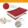 ECOOPRO Warm Weather Sleeping Bag - Portable, Waterproof, Compact Lightweight, Comfort with Compression Sack - Great for Outdoor Camping, Backpacking & Hiking-83 L x 30" W Fits Adults (G-Wine red) view 4