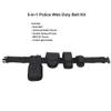 ROCOTACTICAL 5-in-1 Police Duty Web Belt Kit with Duty Belt, Universal Radio Pouch, Handcuff Case, MK3 Pouch &Light Holder, Security Modular Law Enforcement Duty Belt with Pouches (Large 40"-44") view 2