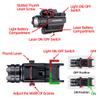 COSMOING Rail Mounted Pistol Red Laser Light Combo (Laser Sight Combo) & 600 Lumen Strobe Pistol Flashlight Rail Mount Gun Flashlight with Quick Release for Pistols Handguns,Gun Light,Pistol,Rifles view 3
