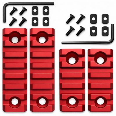 Gotical Combo 5-Slot 7-Slot Rail Picatinny Rail Section Adapter Super Value Pack with Set of Screws Picatinny Rail Combo Accessory