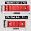 Gotical Combo 5-Slot 7-Slot Rail Picatinny Rail Section Adapter Super Value Pack with Set of Screws Picatinny Rail Combo Accessory view 3