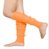 Leg Warmers for Women Girls 80s Ribbed Leg Warmer for Neon Party Knitted Fall Winter Sports Socks (one size, 1 Pack Orange) view 3