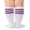 Kids Child Soccer Socks Knee High Socks Boys Girls Socks Toddler Socks 1 Pair White Blue Red One Size view 3