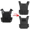 Airsoft Tactical Vest Fishing Hunting Training Clothing Vest Outdoor Jungle Sports Equipment Accessories Jacket (Black) view 3