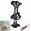 Archery Arm Guard, Adjustable Carbon Nylon Forearm Guard Bracer Lightweight Breathable for Recurve Bow Target Practice Training (Black) view 2
