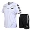 Summer Tracksuit Men Sweat Suit Fashion Casual Men's Sets Mens Clothes Quick Drying T Shirt Short Pants Brand Men's Sportsuits - Pn 02 - L view 1