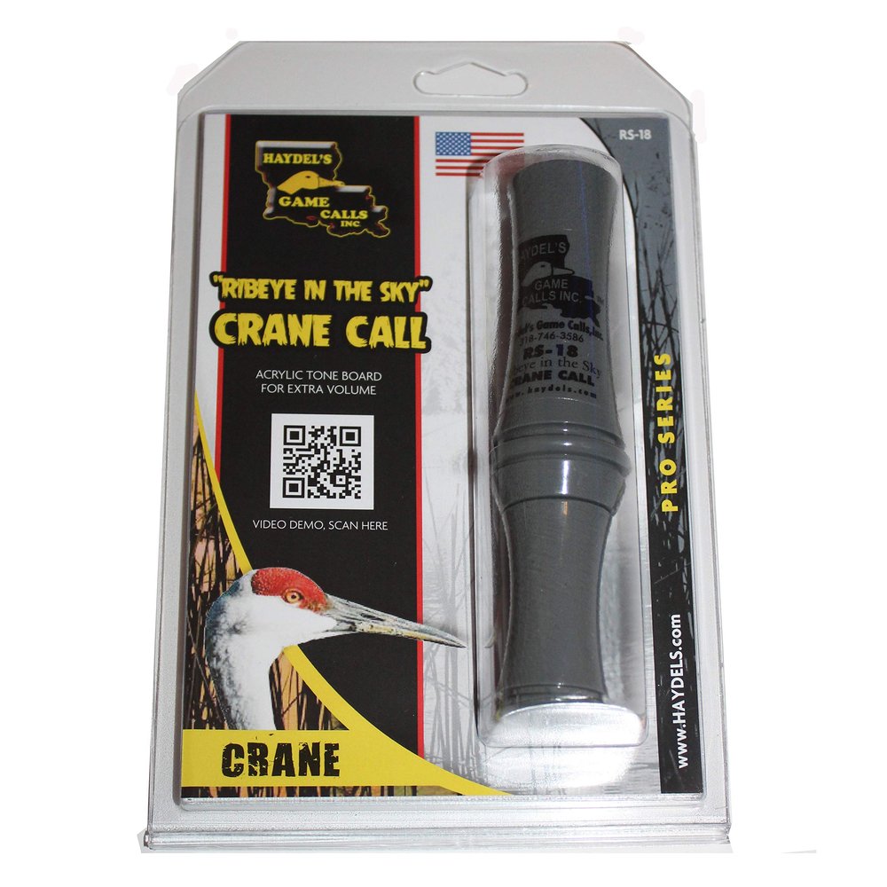 Haydel's Game Calls Inc. RS-18 AMZ Ribeye in The Sky Sandhill Crane Call for Hunting