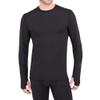 Terramar Men's Thermolator Long Sleeve Crew Top (Black/Small) view 1