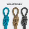 Montauk Rope 1/2" Double Braid Nylon Rope Solid Colors Dock Line for Boats up to 30ft | Marine-Grade, Shock Absorbing, Low-Stretch, UV & Saltwater Resistant & Outdoor Use-Hunter Green - 300 ft. view 4