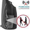 G4Free Sling Bag RFID Blocking Sling Backpack Crossbody Chest Bag Daypack for Hiking Travel(Black) view 2