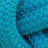 Montauk Rope 1/2" Double Braid Nylon Rope Solid Colors Dock Line for Boats up to 30ft | Marine-Grade, Shock Absorbing, Low-Stretch, UV & Saltwater Resistant Crafts & Outdoor Use-Turquoise - 50 ft. view 2